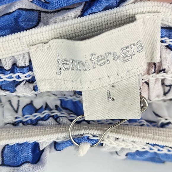 New NWT Jennifer & Grace Smocked Waist Tiered Skirt Large Style Style ct2364m - Picture 6 of 9